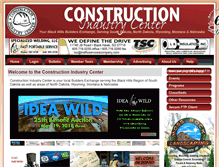 Tablet Screenshot of constructionindustrycenter.com